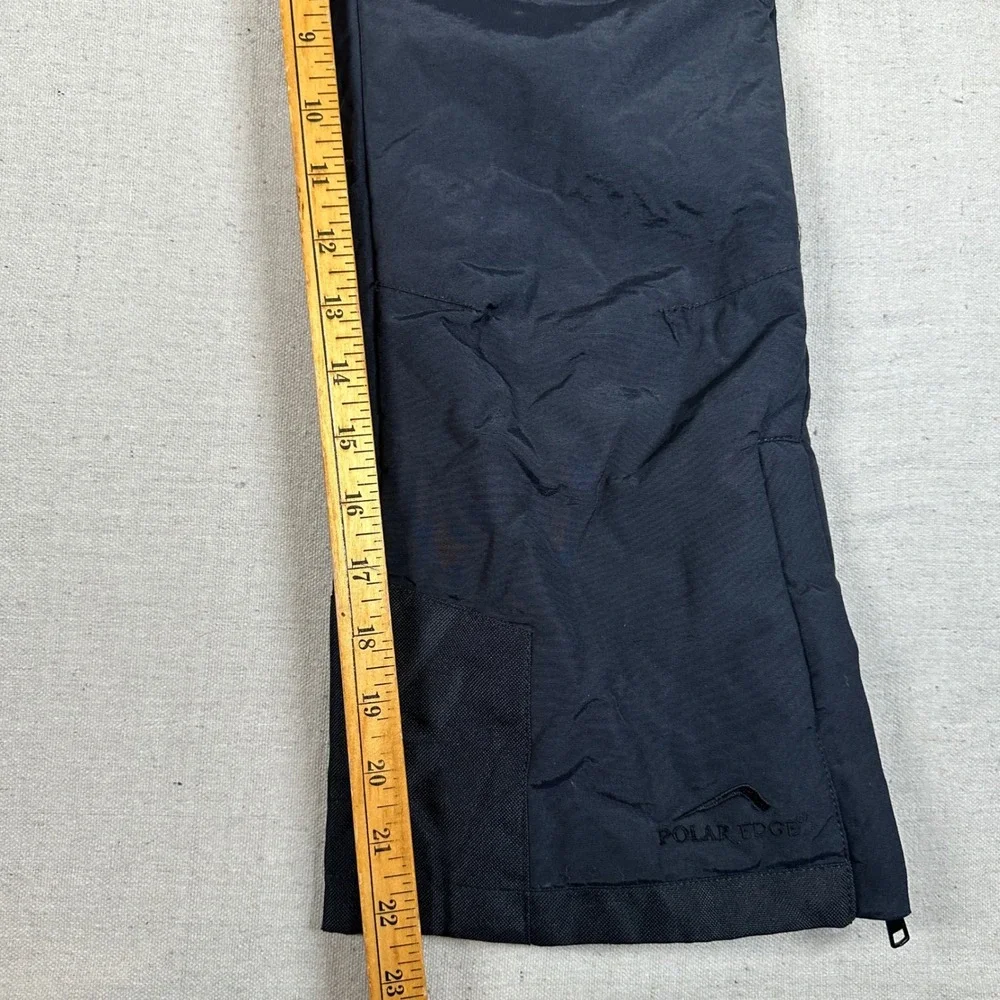 Polar Edge‎ Silver Series Youth XS Black Insulated Snow Bibs Ski Pants Overalls